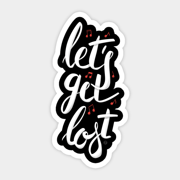 Let's get lost Sticker by AntiStyle